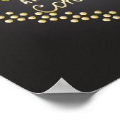 Werfen Sie Freundlichkeit wie Confetti Poster (Ecke)