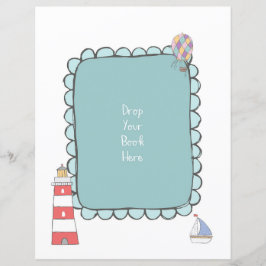 Werfen Sie Ihr Buch Sign Adventure Baby Shower