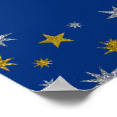 Werfen Sie Ihr Buchschild Klein Star Baby Shower Poster (Ecke)