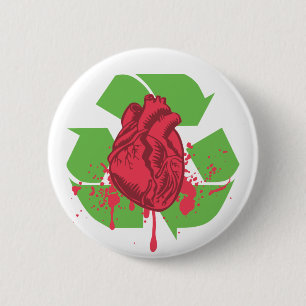 Werfen Sie Ihr Herz Button