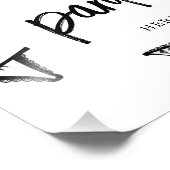 Werfen Sie Ihre Panties Modernes Brautparty Linger Fotodruck (Ecke)