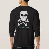 werfen Sie mich ein Knochen Sweatshirt (Rückseite)