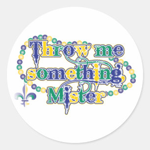 Werfen Sie mich etwas, Herr (bc) Runder Aufkleber