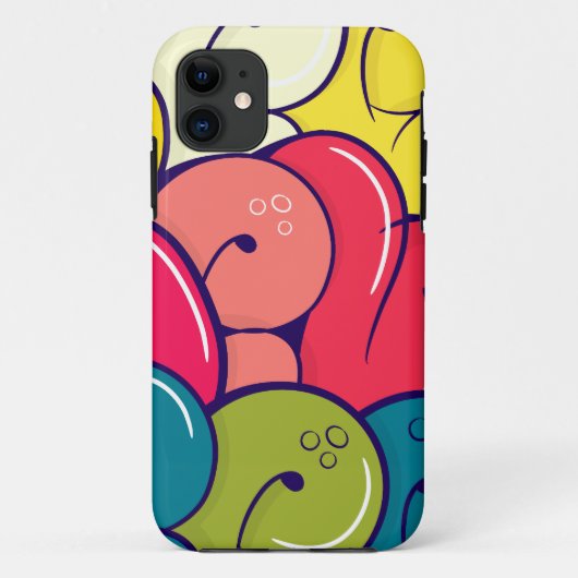 Werfen Sie oben Buchstaben Case-Mate iPhone Hülle (Rückseite)