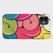Werfen Sie oben Buchstaben Case-Mate iPhone Hülle (Rückseite (Horizontal))