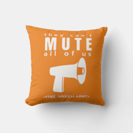 werfen sie "SIE KÖNNEN NICHT MUTEN..." Kissen