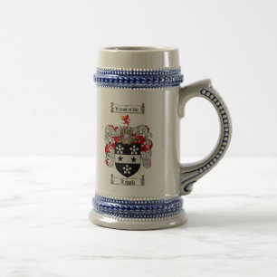 Werfen Sie Wappen Stein/Lamm-Familienwappen Stein Bierglas