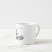 Werfen. Warten. Fangen Espressotasse (Vorderseite Rechts)