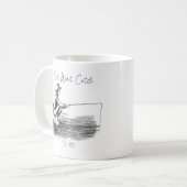 Werfen. Warten. Fangen Kaffeetasse (Vorderseite Links)