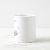 Werfen. Warten. Fangen Kaffeetasse (Mittel)