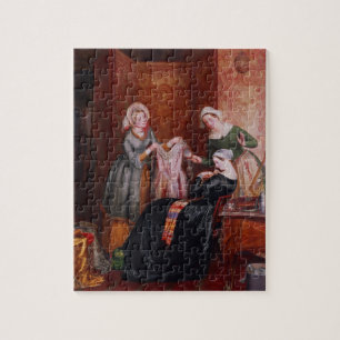 Werfen weg von ihren Unkräutern Puzzle