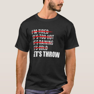 Werfen wir den Track- und Felddrehschieber in den T-Shirt