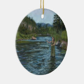 Werfender Anruf Keramikornament (Rechts)