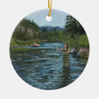 Werfender Anruf Keramikornament