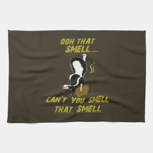 Werfendes Skunked Hufeisentuch Handtuch (Horizontal)