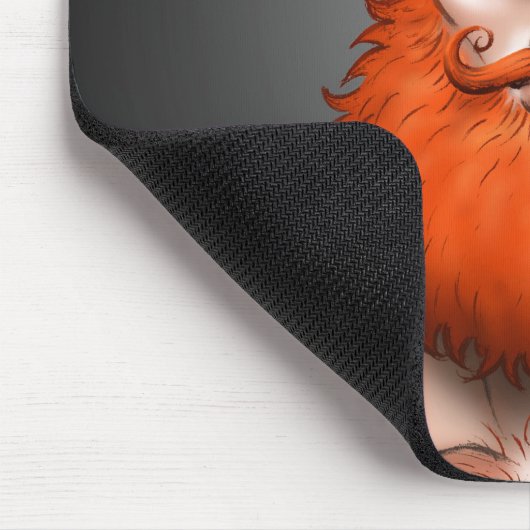 "Werfer-Bart-" Mausunterlage durch Schlucht Hanson Mousepad (Ecke)