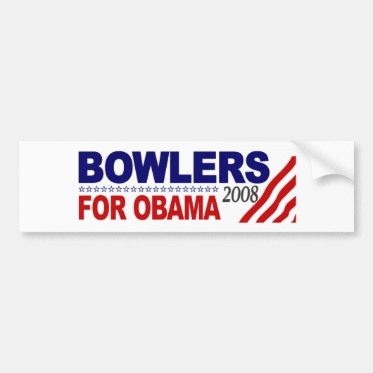 Werfer für Obama Autoaufkleber (Vorne)