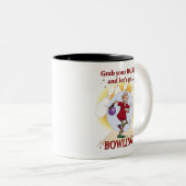 Werfer Zweifarbige Tasse (VorderseiteRechts)