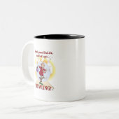 Werfer Zweifarbige Tasse (Vorderseite Links)