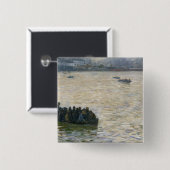 Werft-Arbeitskräfte, die Zuhause auf der Elbe Button (Vorne & Hinten)