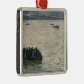 Werft-Arbeitskräfte, die Zuhause auf der Elbe Ornament Aus Metall (Rechts)