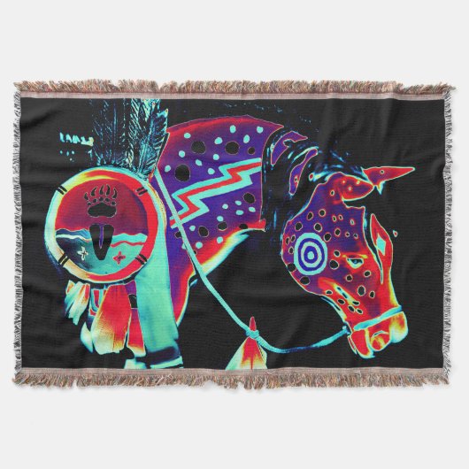 Werft Blanket mit "Pony Pony"-Design Decke (Vorderseite)