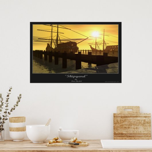 Werft Poster (Küche)