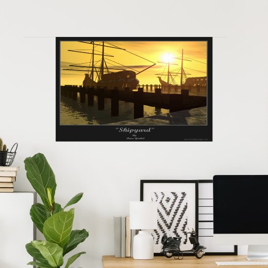 Werft Poster (Heimbüro)