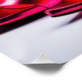 "WERK!" Feminine Art Statement Poster (Ecke)