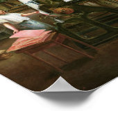 Werk in der Rue d'Aubagne, 1861 Poster (Ecke)