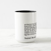 Werk Samuel Beckett zerteilt Tasse (Zentrum)