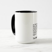 Werk Samuel Beckett zerteilt Tasse (Vorderseite Links)