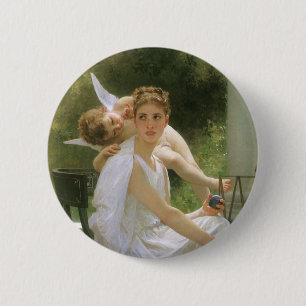 Werk unterbrochen von Bouguereau, Angel Portrait Button
