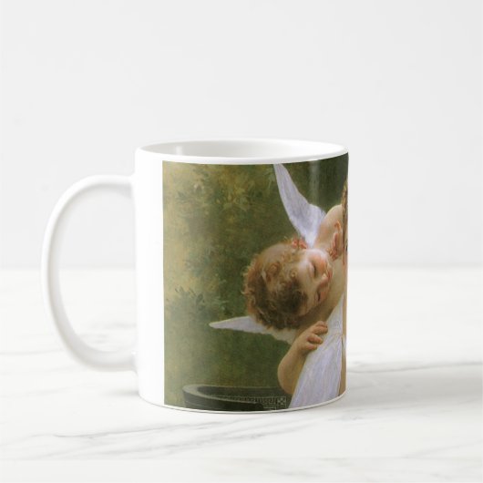Werk unterbrochen von Bouguereau, Angel Portrait Kaffeetasse (Links)
