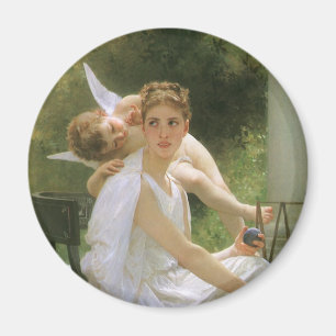 Werk unterbrochen von Bouguereau, Angel Portrait Magnet