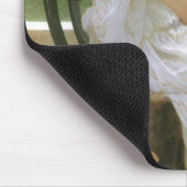 Werk unterbrochen von Bouguereau, Angel Portrait Mousepad (Ecke)