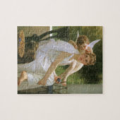 Werk unterbrochen von Bouguereau, Angel Portrait Puzzle (Horizontal)