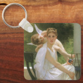 Werk unterbrochen von Bouguereau, Angel Portrait Schlüsselanhänger (Vorderseite)