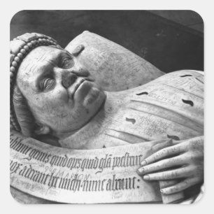 Werk von Duc Jean de Berry Graf von Poitiers Quadratischer Aufkleber