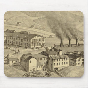Werke der Central Glass Company in West Virginia Mousepad