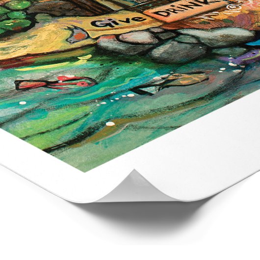 Werke des Barmherzigen Klassenzimmers Poster (Ecke)