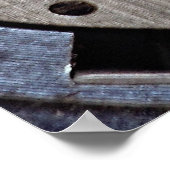 Werke einer Taschenuhr Poster (Ecke)