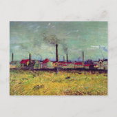 Werke in Asnières, Vincent van Gogh Postkarte (Vorderseite)