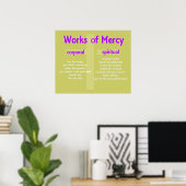 Werke von Mercy Poster, die sich an die grafische Poster (Heimbüro)