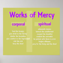 Werke von Mercy Poster, die sich an die grafische Poster