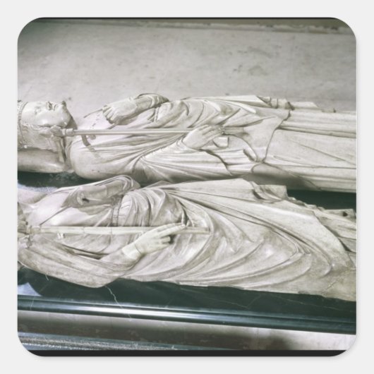 Werke von Philippe III des Kühnen und Philippe Quadratischer Aufkleber (Vorderseite)