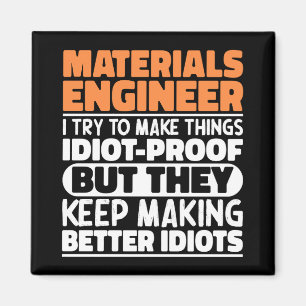 Werksingenieur, den ich versuche, die Dinge zu ers Magnet