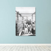 Werkskinder oder Liebe erobern Angst Leinwanddruck (Insitu (Holzboden))