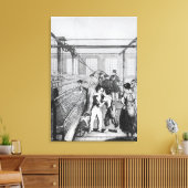 Werkskinder oder Liebe erobern Angst Leinwanddruck (Insitu (Wohnzimmer))