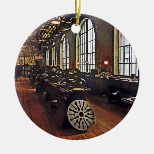 Werksmaschinerie Keramikornament (Vorne)